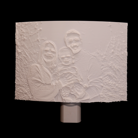 Custom Lithophane Night Light - Personalize Your Space
